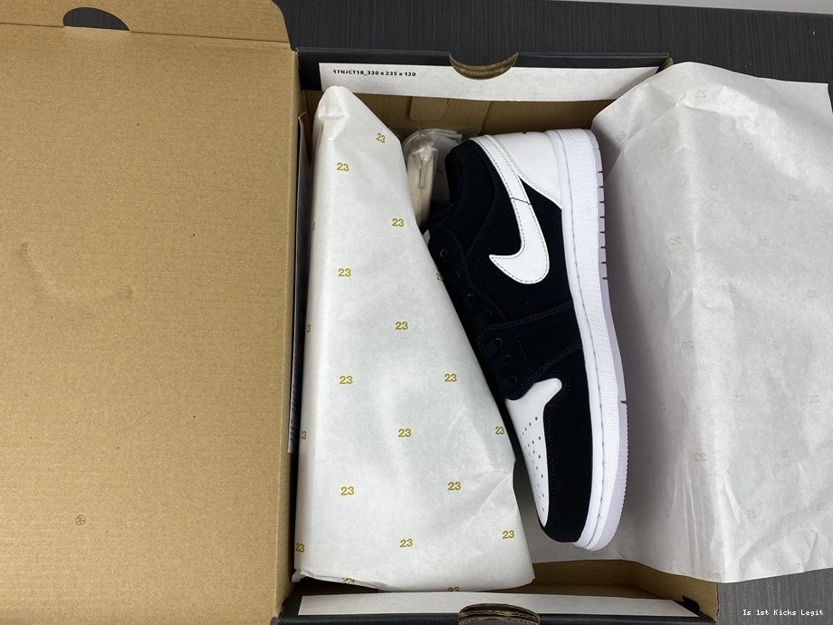 Black 1 White Low Air DH6931-001 Jordan 0907